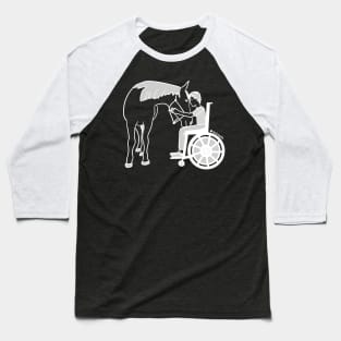 Love my therapy horse 2 Baseball T-Shirt